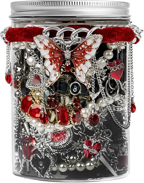 💍Mystery Jewelry Jar Set - 40-45 Piece Surprise Gift Box🎁