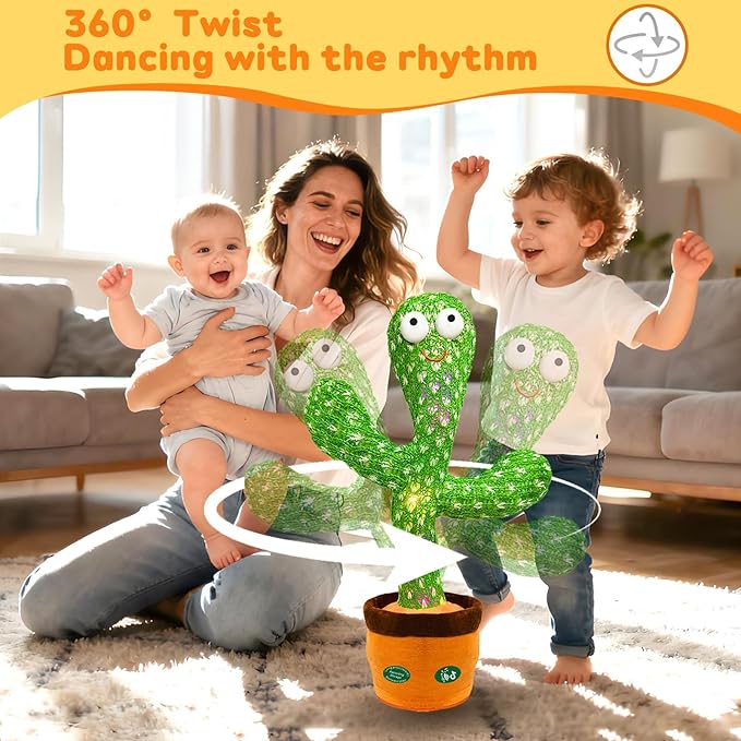 🌵 Interactive Dancing Talking Cactus Toy
