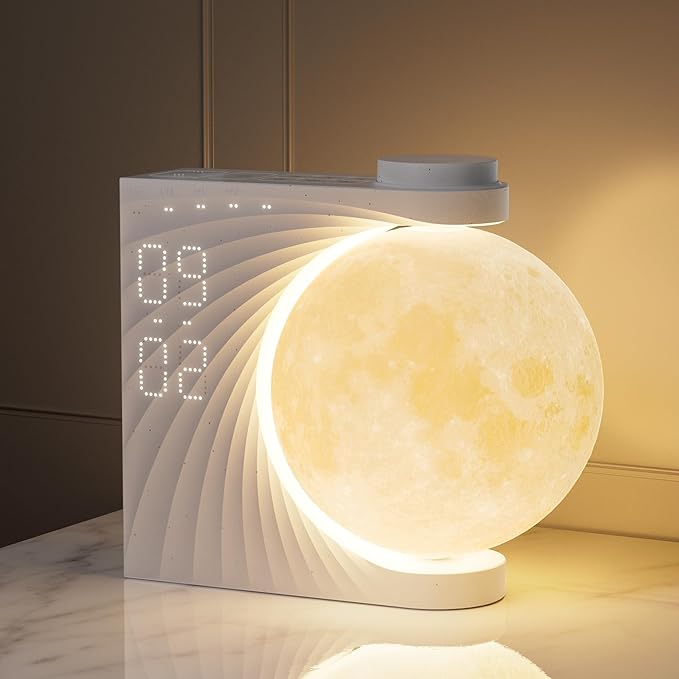 🌅 The Heavy Sleeper’s Sunrise Alarm – With Nature Sounds, Night Light & Snooze