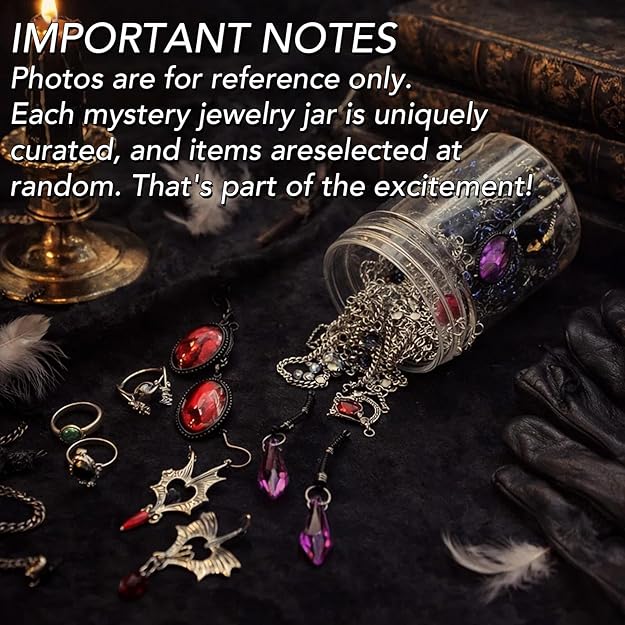 💍Mystery Jewelry Jar Set - 40-45 Piece Surprise Gift Box🎁