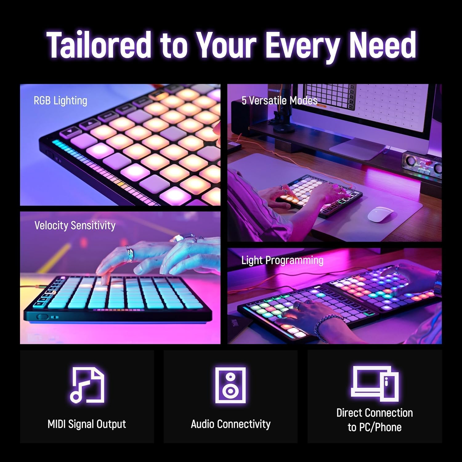 64 Pad MIDI Controller 🎹 | Beginner-Friendly Beat Maker for Music Production