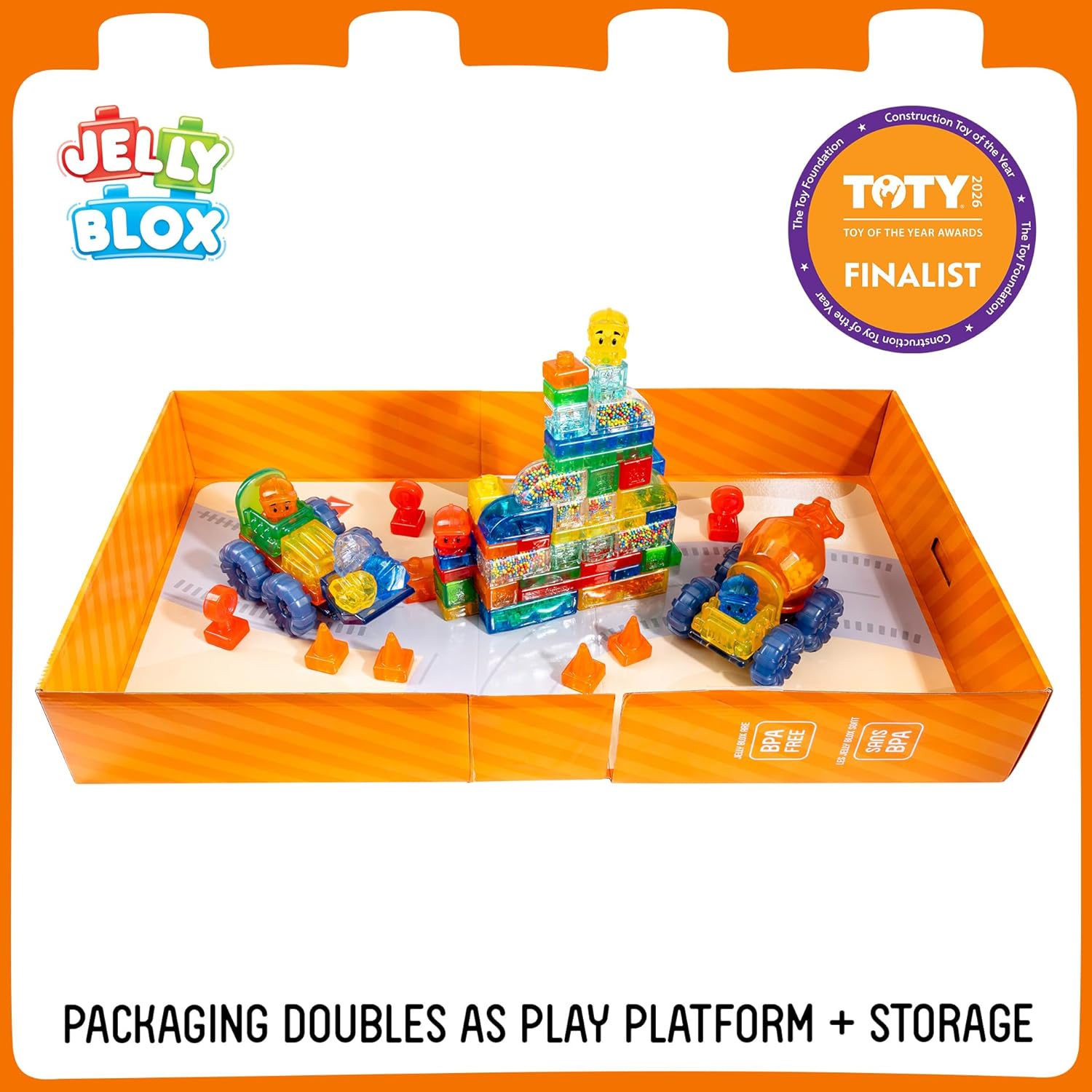 🧩 75-Piece Soft Sensory Building Blocks for Toddlers 2+ | Squishy & Safe Play Set ✨