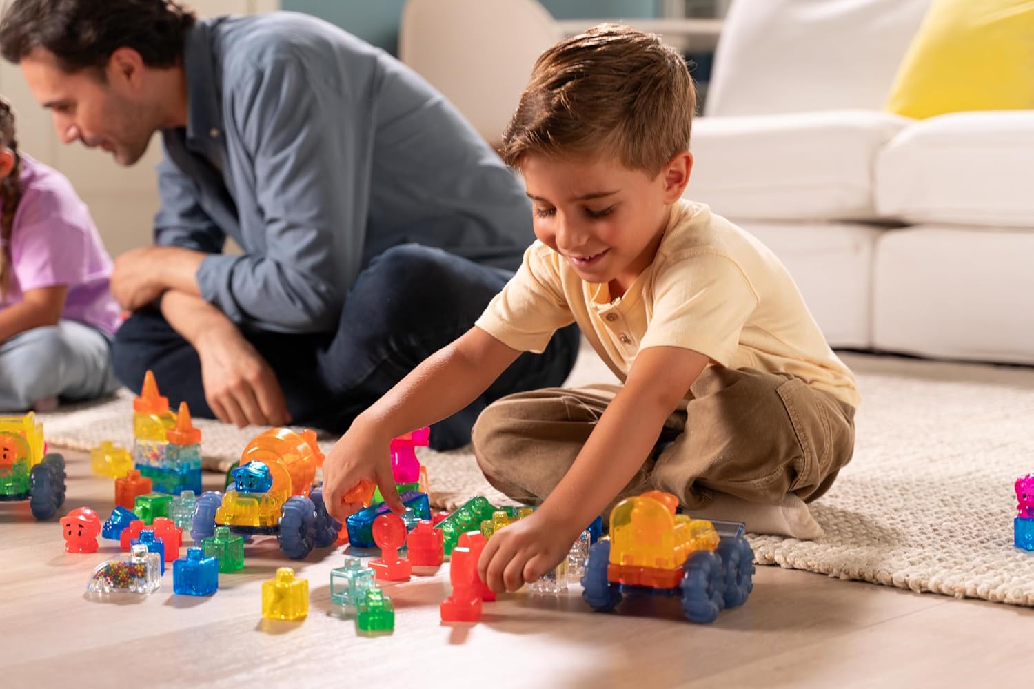🧩 75-Piece Soft Sensory Building Blocks for Toddlers 2+ | Squishy & Safe Play Set ✨