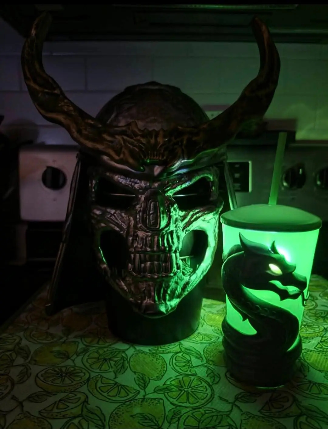 🗡️ Mortal Kombat Skeleton Samurai Collectible Container | Multi-Use Popcorn Bucket