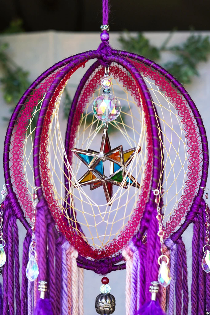✨Cosmic Lavender Merkabah Orbital 🔮 | Spiritual Light Piece