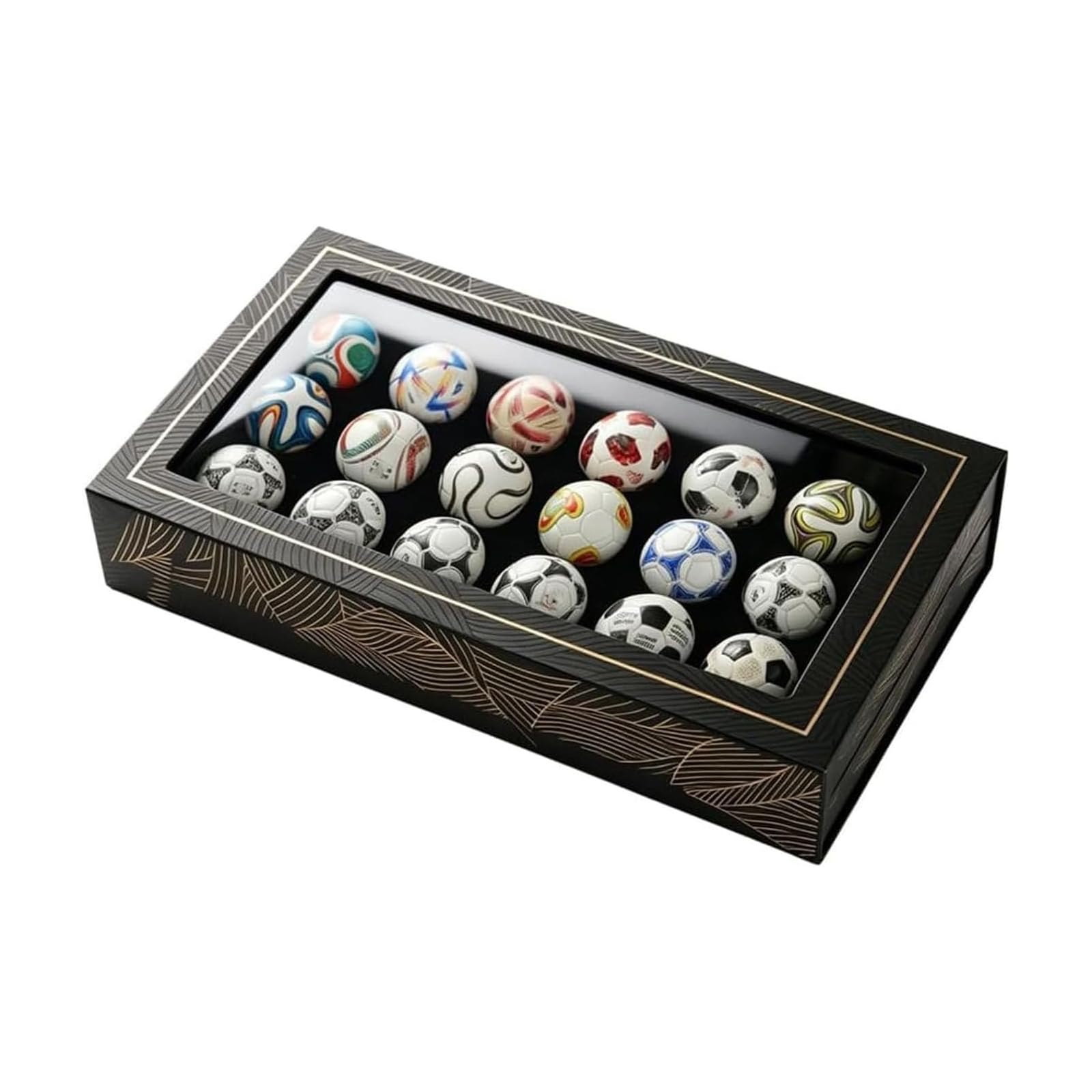 ⚽ World Cup Historical Mini Soccer Ball Complete Collection Box | 1970-2026 Tournament Mini Football Collectible Set