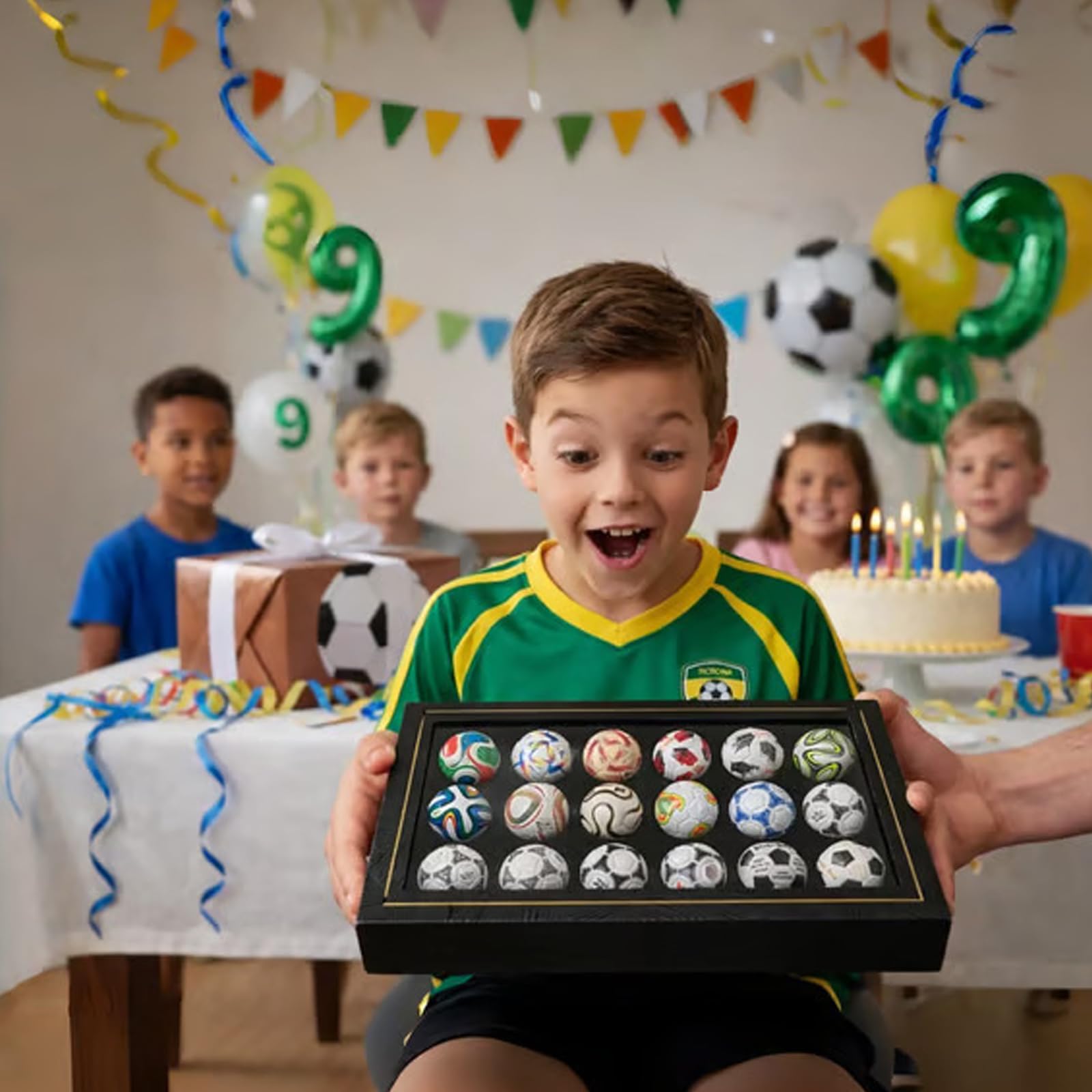 ⚽ World Cup Historical Mini Soccer Ball Complete Collection Box | 1970-2026 Tournament Mini Football Collectible Set