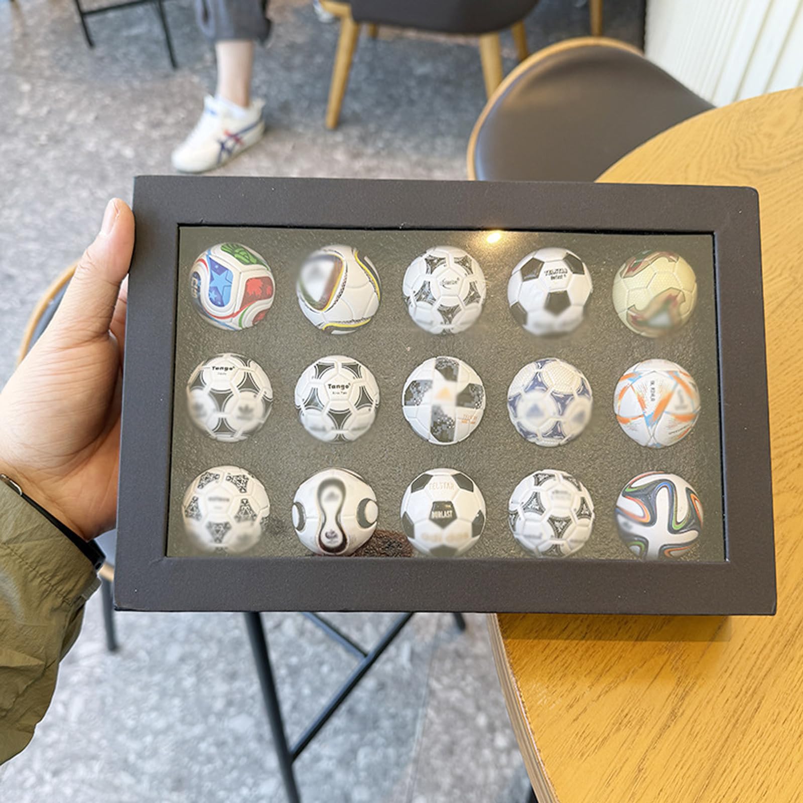 ⚽ World Cup Historical Mini Soccer Ball Complete Collection Box | 1970-2026 Tournament Mini Football Collectible Set