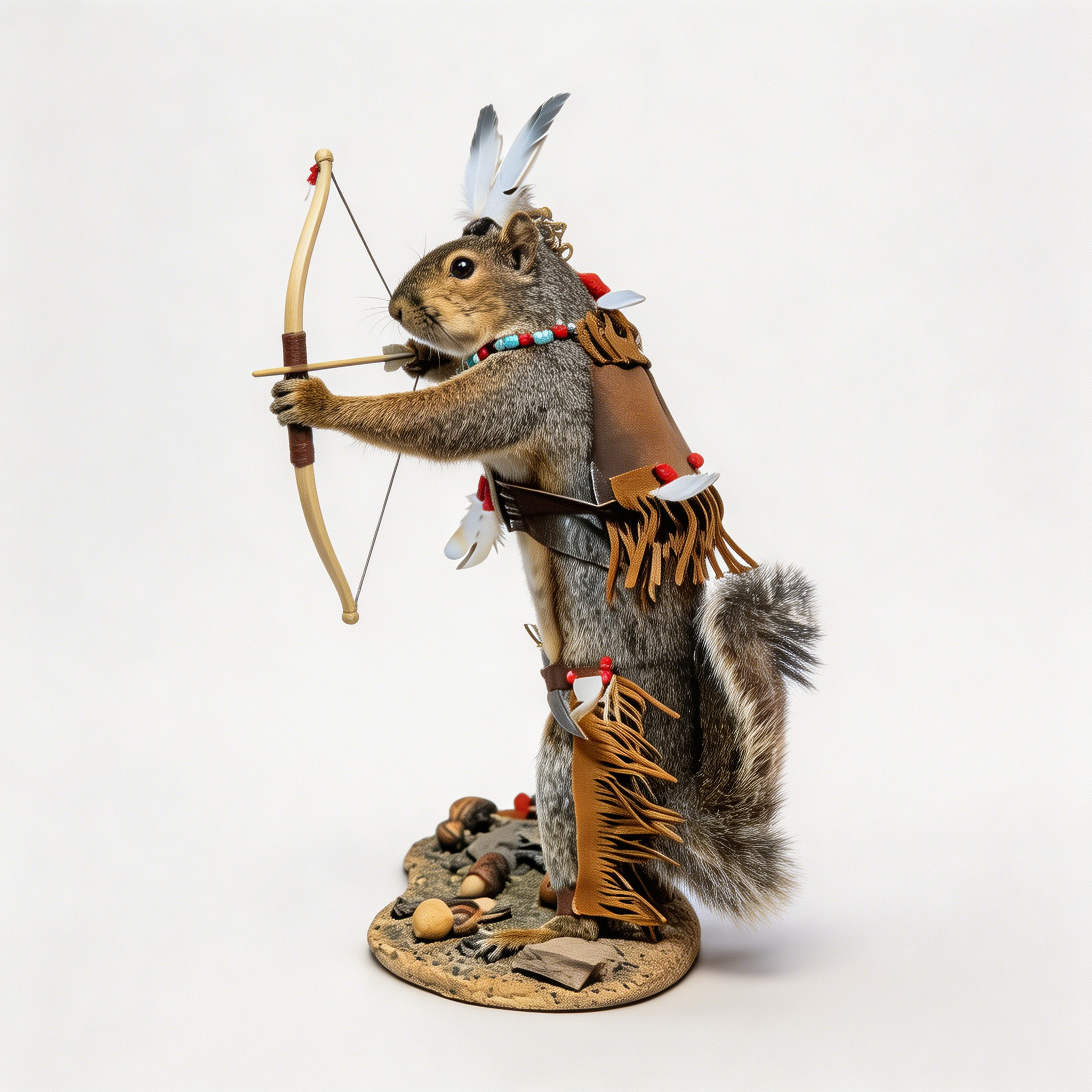 Cute Squirrel Archery Bow with Breastplate 🐿️🏹