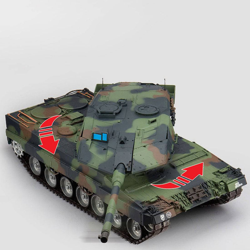 1/16 德国豹2A6主战坦克 2.4G遥控模型军用坦克 - stirlingkit