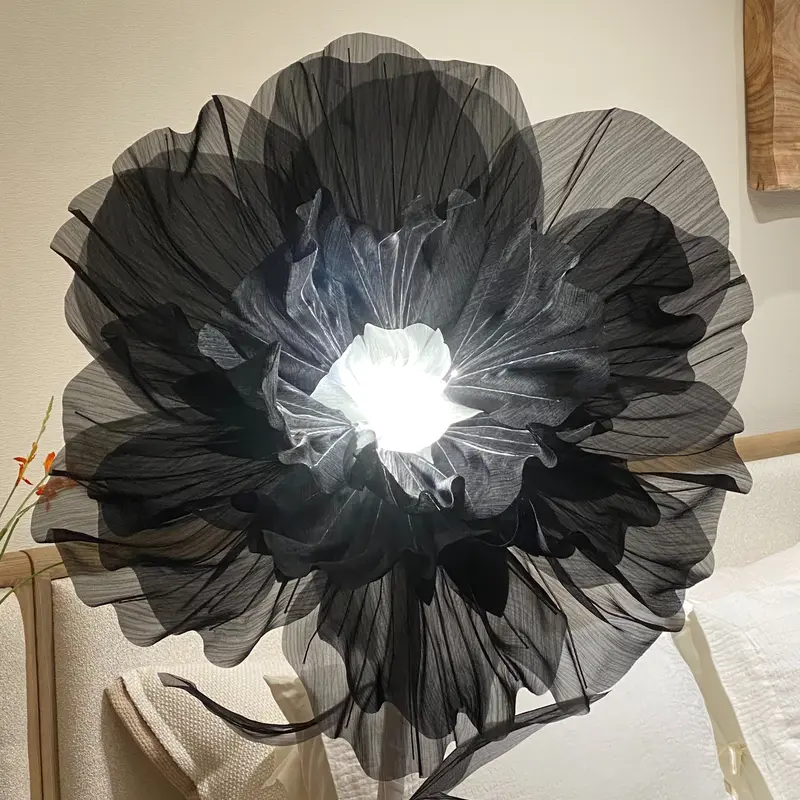 🌸Silk Satin Floor Floral Fabric Art | Elegant Home Decor & Christmas Gift