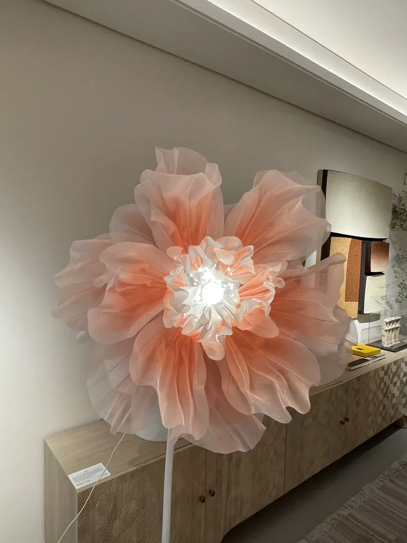 🌸Silk Satin Floor Floral Fabric Art | Elegant Home Decor & Christmas Gift