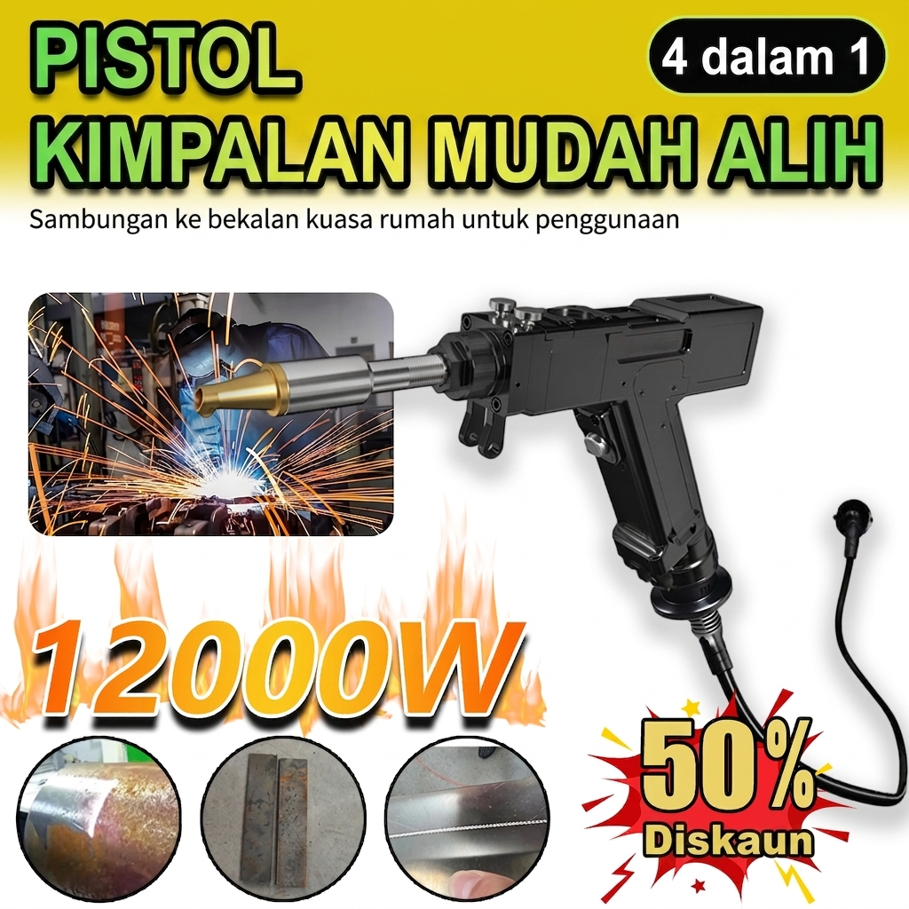 Pistol Kimpalan Laser Serbaguna 4-dalam-1