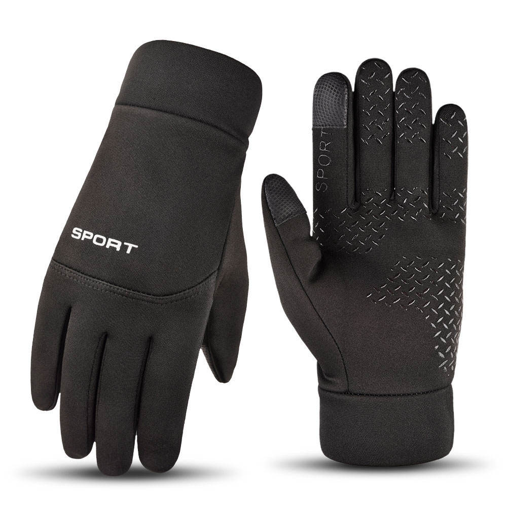 Best-selling high-density nylon cycling windproof and warm sports gloves