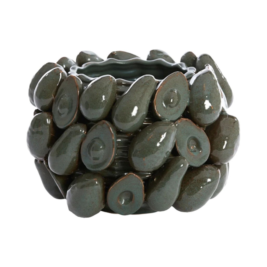 Vase décoratif en céramique pour plantes d'intérieur - 15 x 15 x 10-artdevivrevase