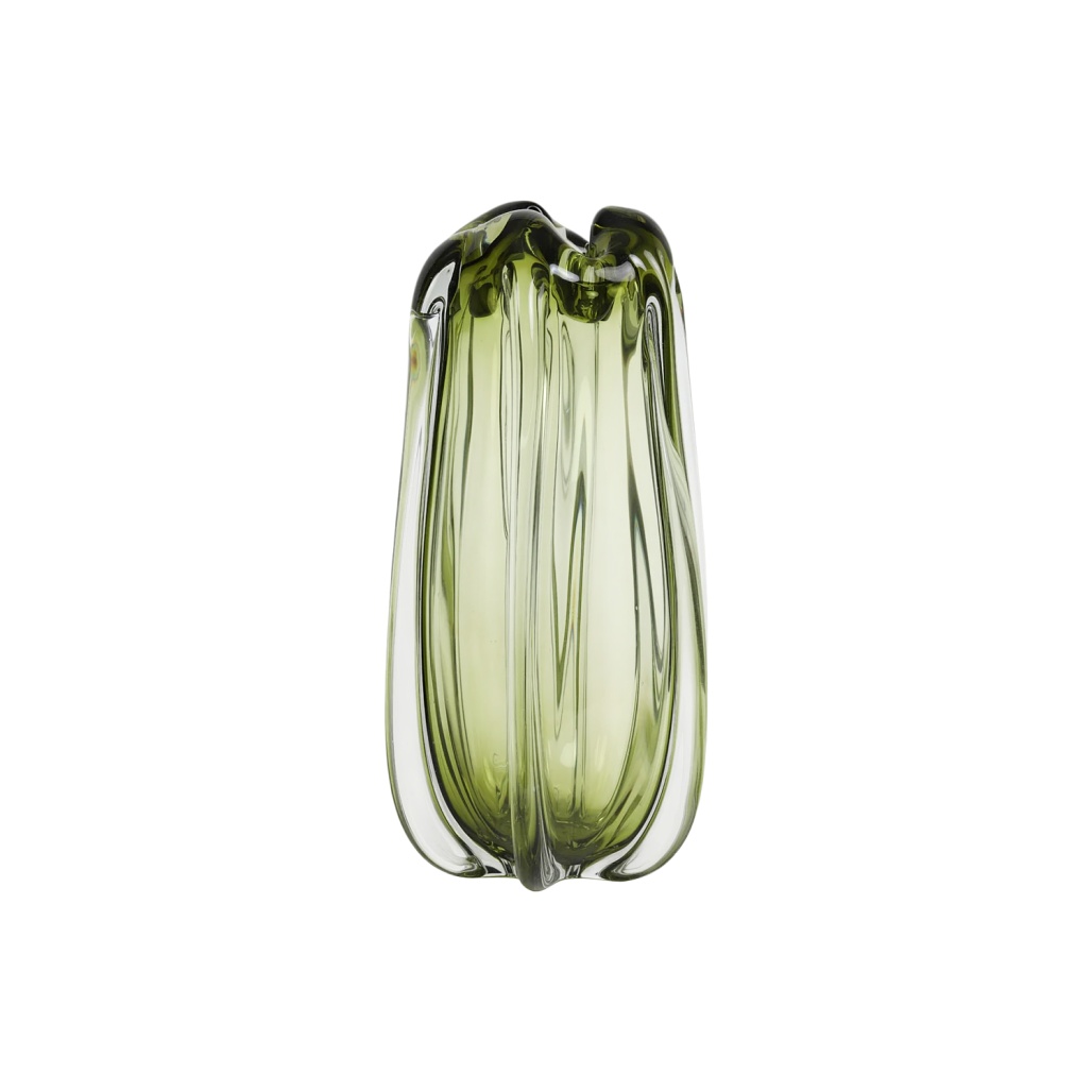 Vase en verre soufflé pour décoration intérieure - 12 x 12 x 30-artdevivrevase