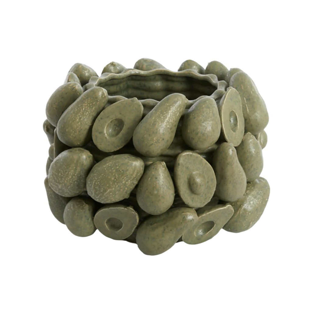 Vase décoratif pour plantes en céramique texturée - 10 x 10 x 8-artdevivrevase