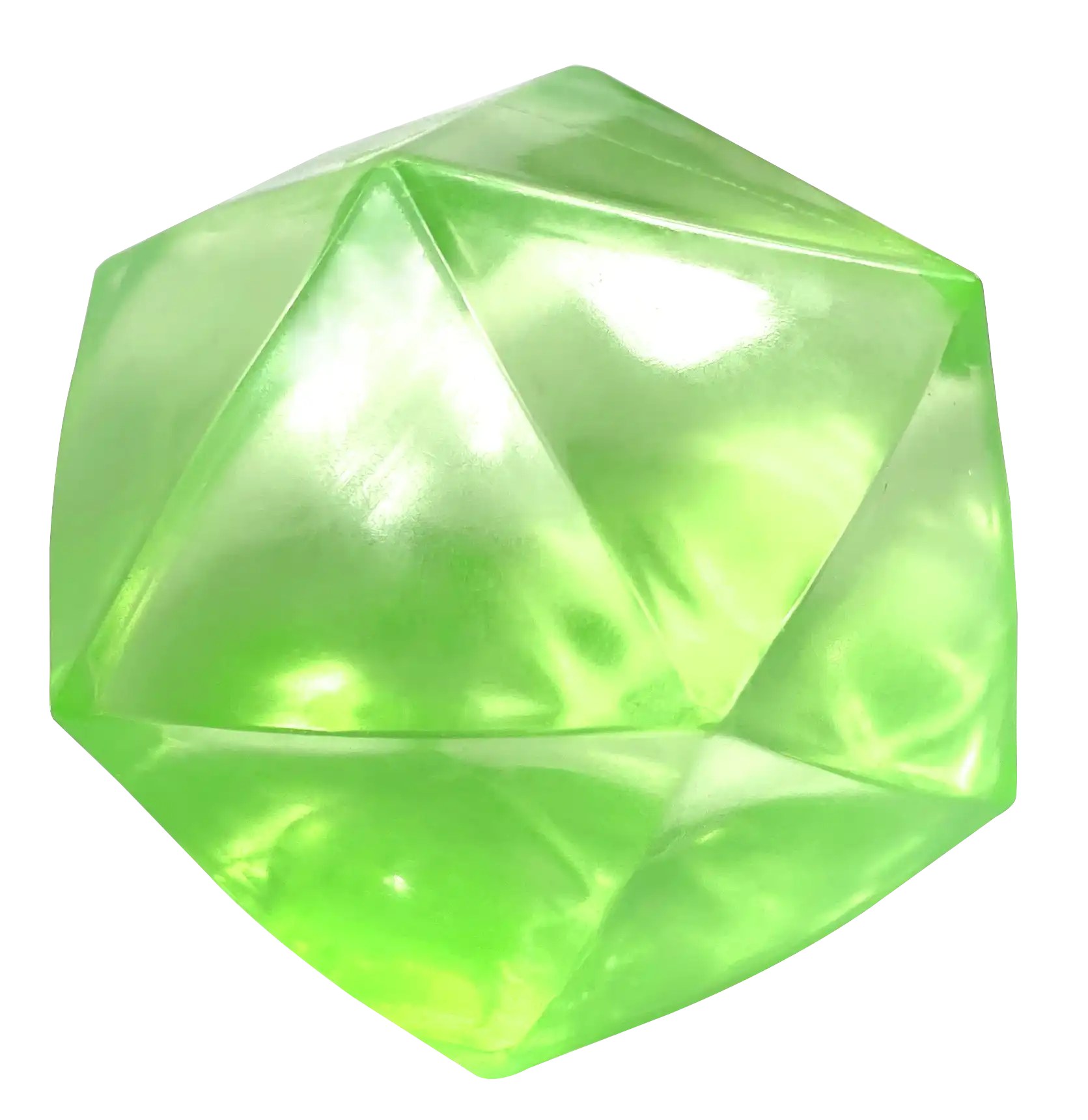Gem-Shaped Squeeze Toy-Green