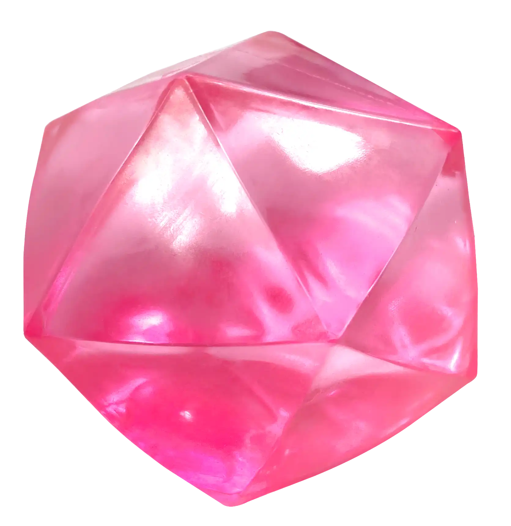 Gem-Shaped Squeeze Toy-Pink