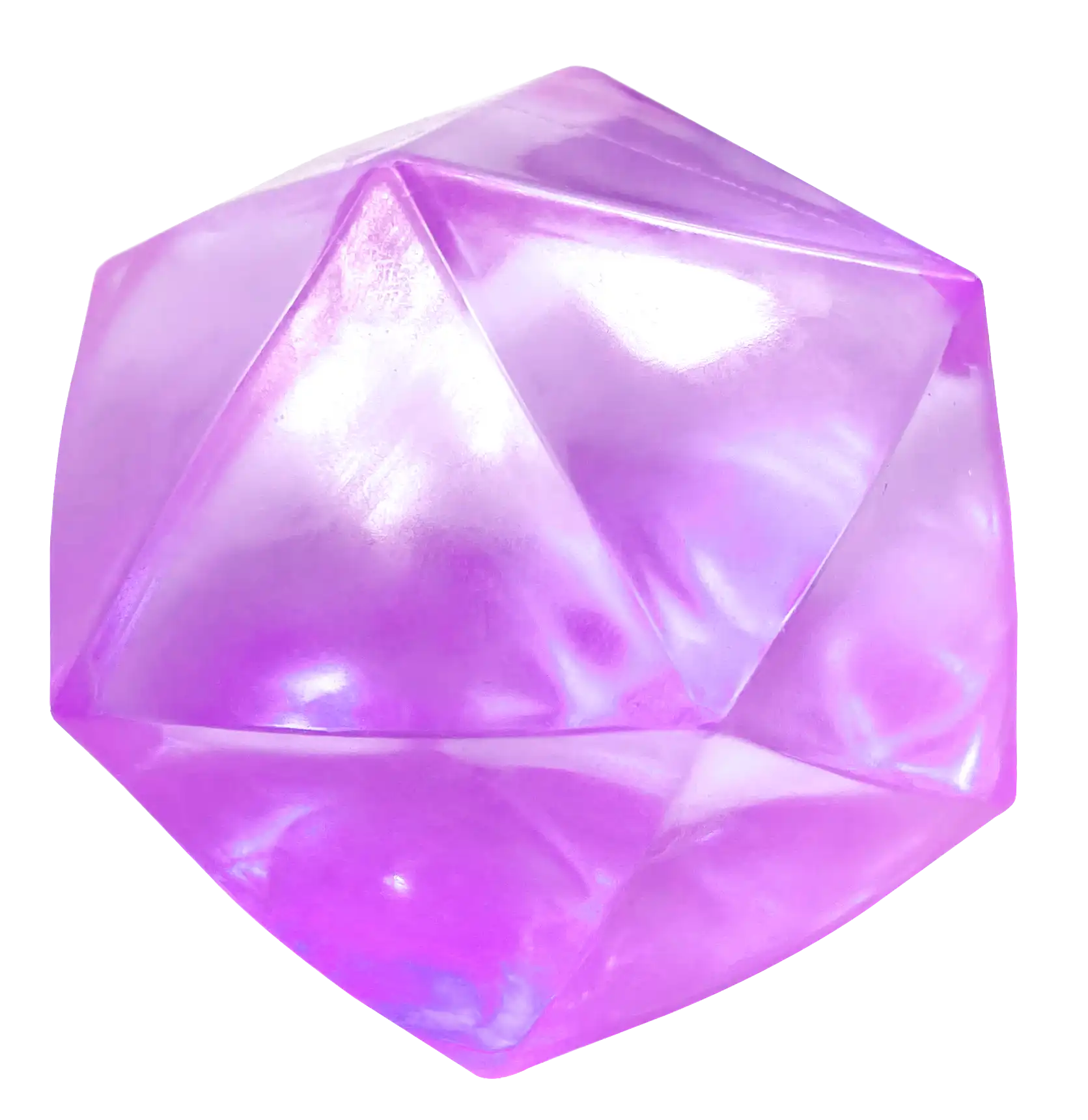 Gem-Shaped Squeeze Toy-Purple