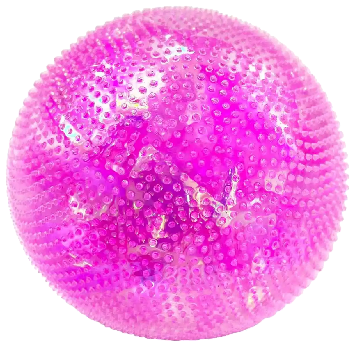 Polka Dot Glitter Ball-Pink