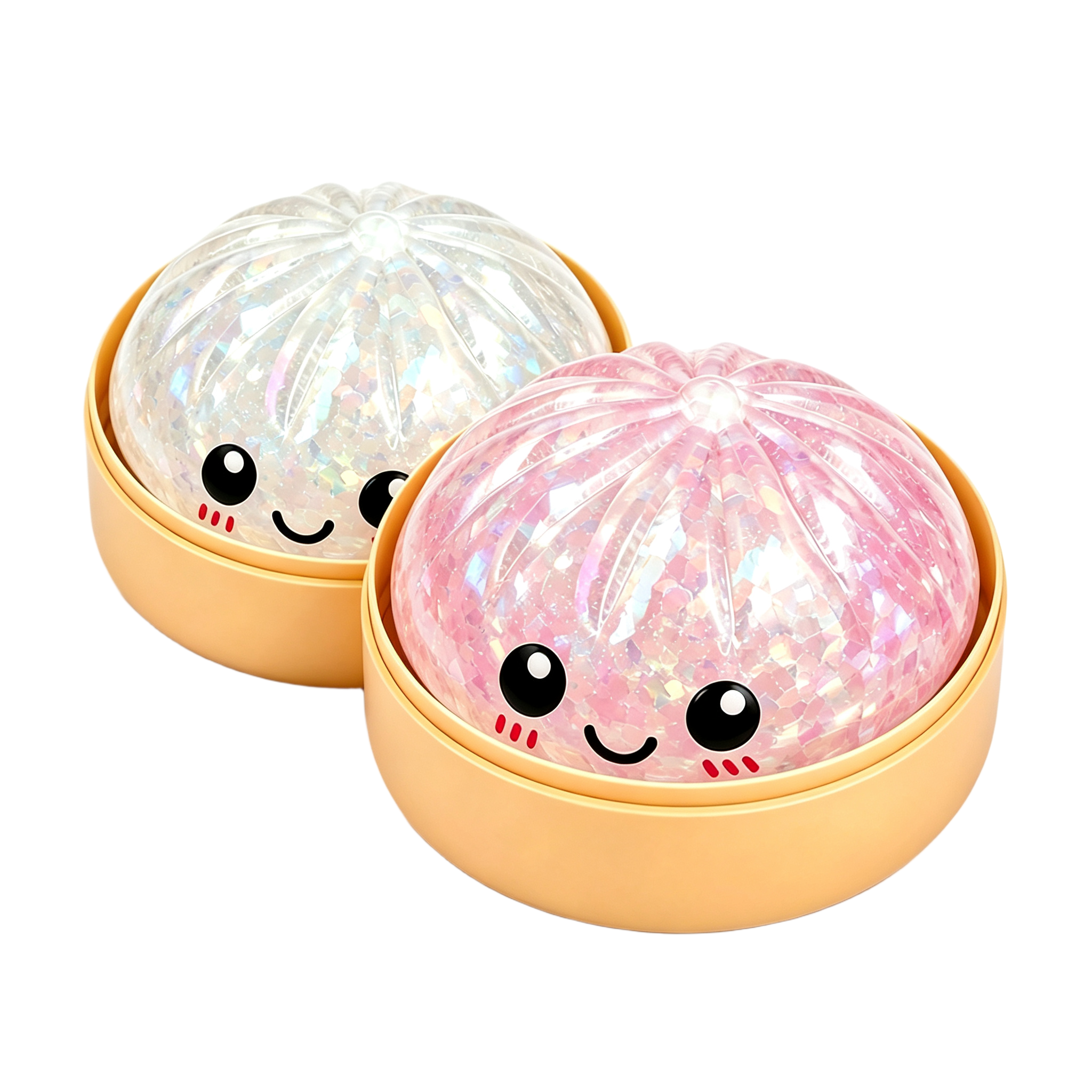 Shining Dumpling-Pink+White