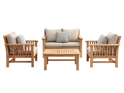 Canapé de jardin ensemble bois massif 2 places 160x75x78 cm - beige - naturel - extérieur design contemporain-Homimyhome