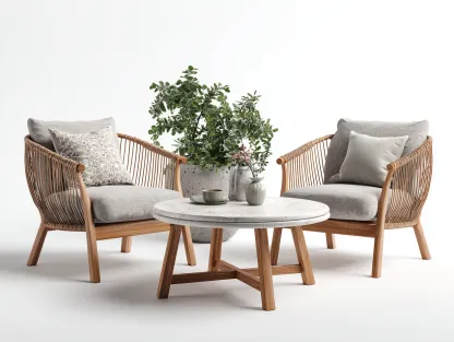 Canapé de jardin ensemble rotin et bois 2 places 150x80x78 cm - gris clair - naturel - extérieur design contemporain-Homimyhome