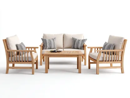 Canapé de jardin ensemble bois massif 2 places 160x75x78 cm - beige - naturel - extérieur design contemporain-Homimyhome