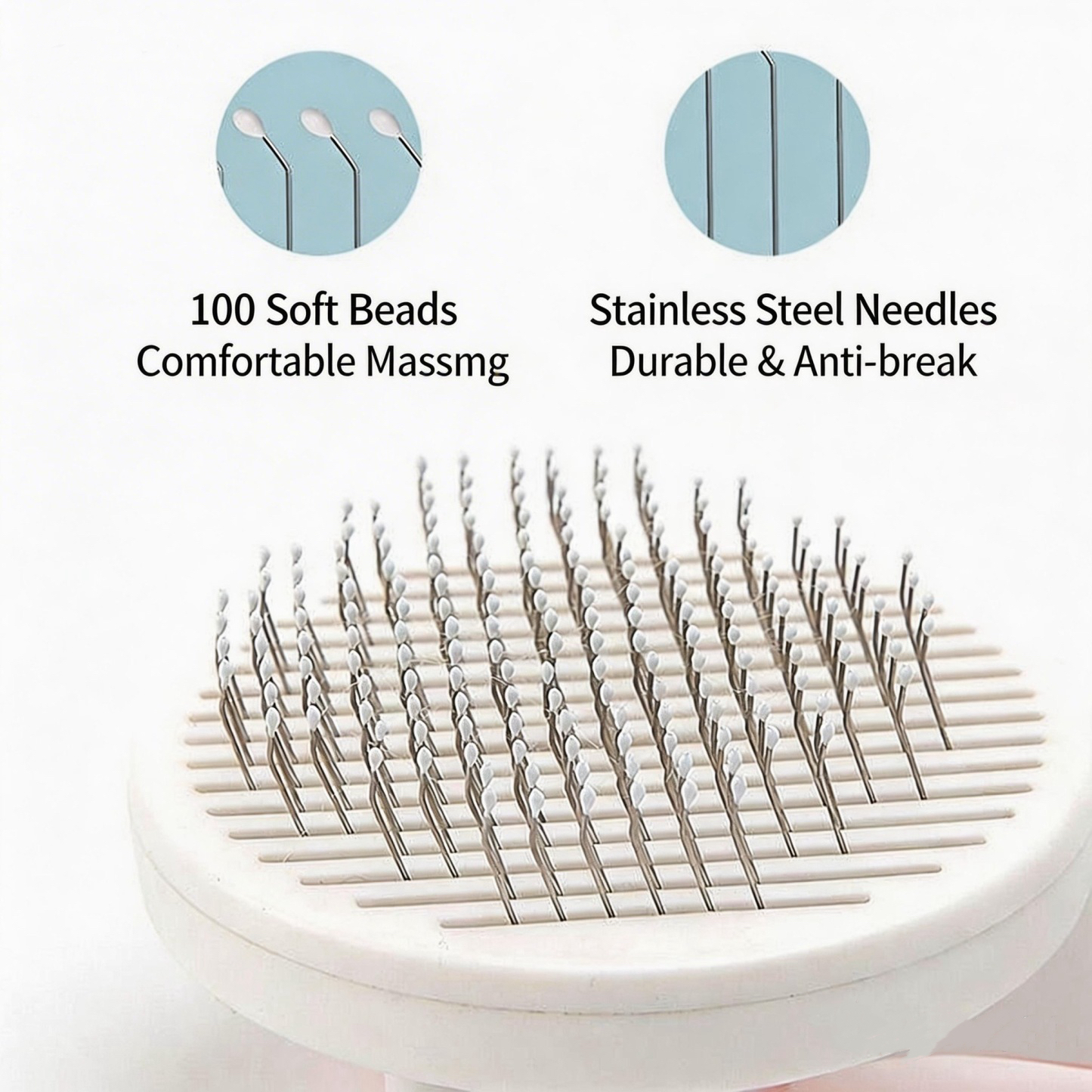 WoniuSnail  Cat Brushes for Indoor Cats, Cat Hair Brush for Shedding, Cat Brush for Long or Short Haired Cats, Cat Grooming Deshedding Brush for Dog Kitten Horse Massage Removes Loose Fur