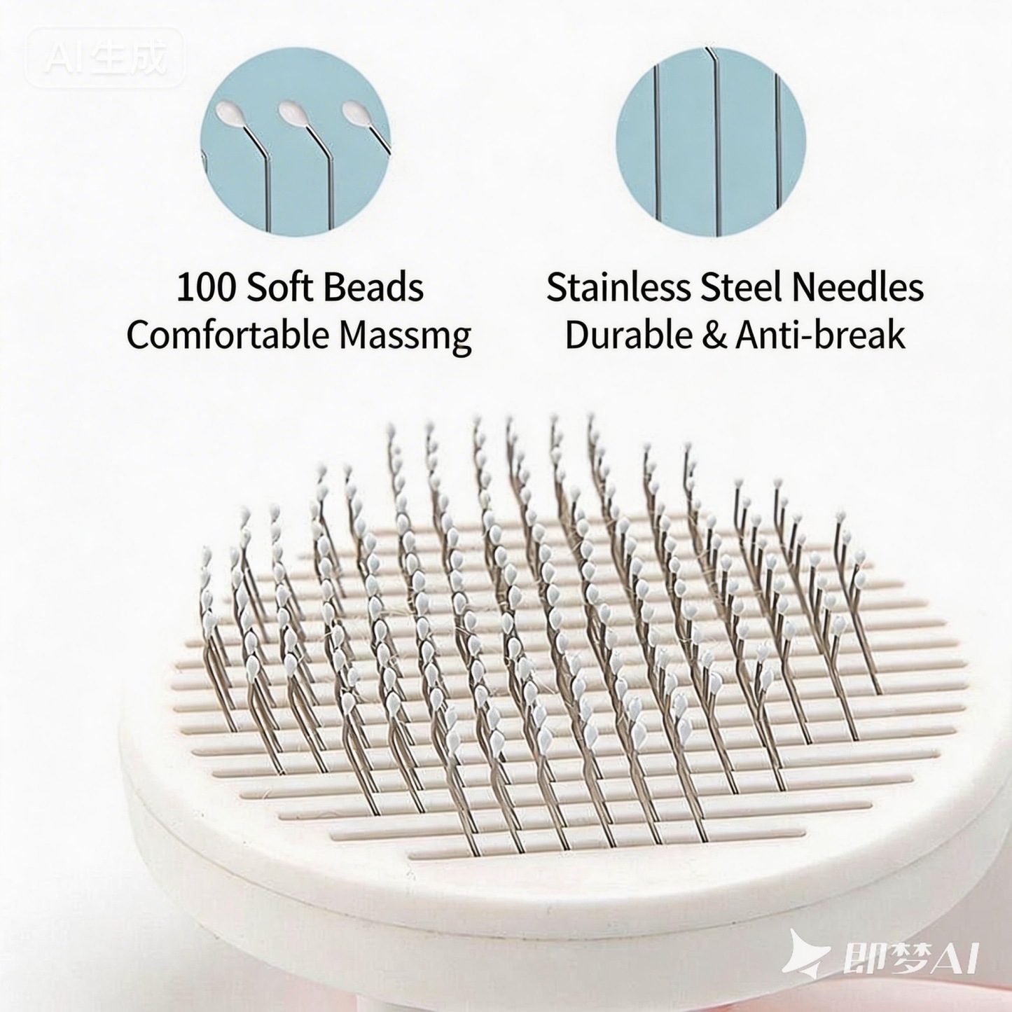 WoniuSnail  Cat Brushes for Indoor Cats, Cat Hair Brush for Shedding, Cat Brush for Long or Short Haired Cats, Cat Grooming Deshedding Brush for Dog Kitten Horse Massage Removes Loose Fur