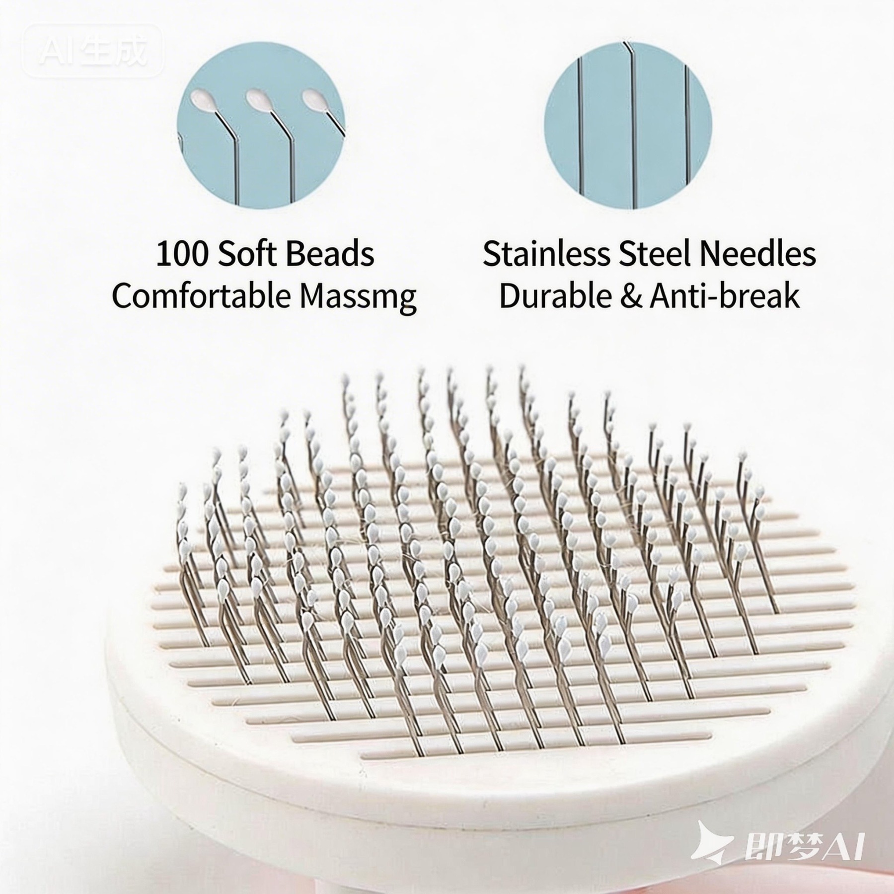 WoniuSnail  Cat Brushes for Indoor Cats, Cat Hair Brush for Shedding, Cat Brush for Long or Short Haired Cats, Cat Grooming Deshedding Brush for Dog Kitten Horse Massage Removes Loose Fur