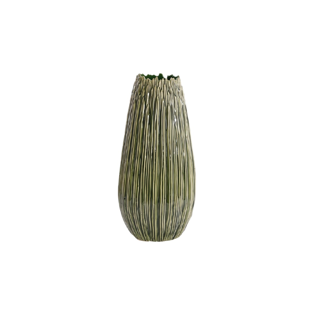 Vase décoratif en céramique pour intérieur - 15 x 15 x 35-selectioncera