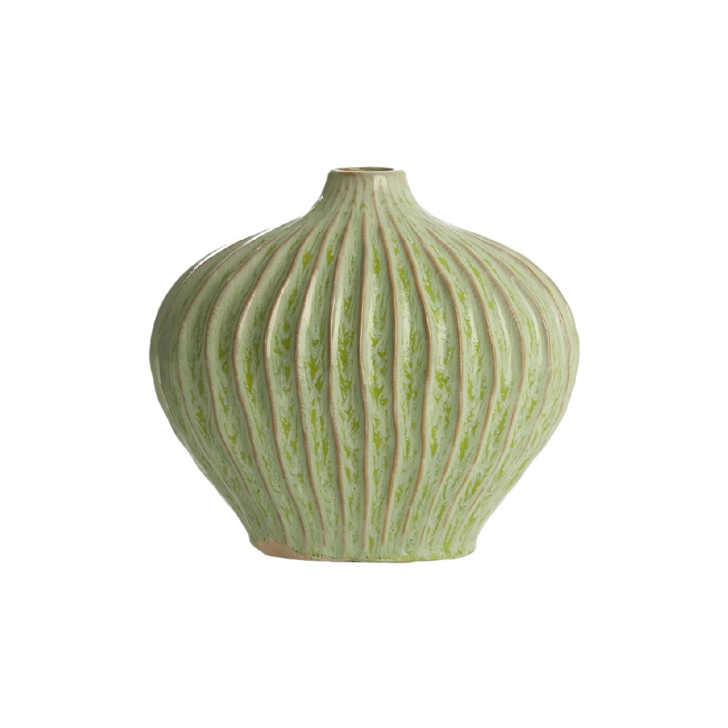 Vase décoratif en céramique pour intérieur - 15 x 15 x 20-selectioncera