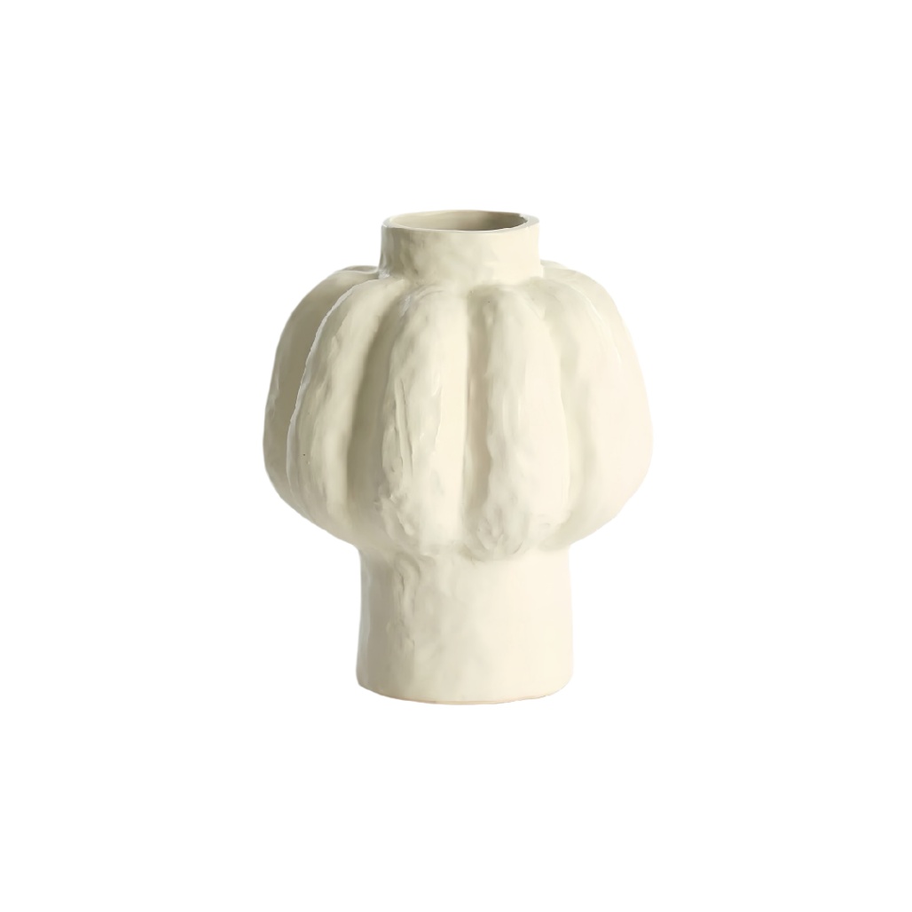 Vase décoratif en céramique pour intérieur - 15 x 15 x 25-selectioncera