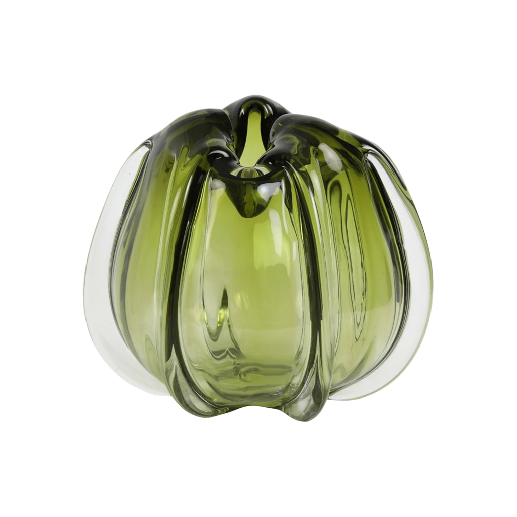 Vase décoratif en verre soufflé pour aménagement intérieur - 15 x 15 x 15-artdevivrevase