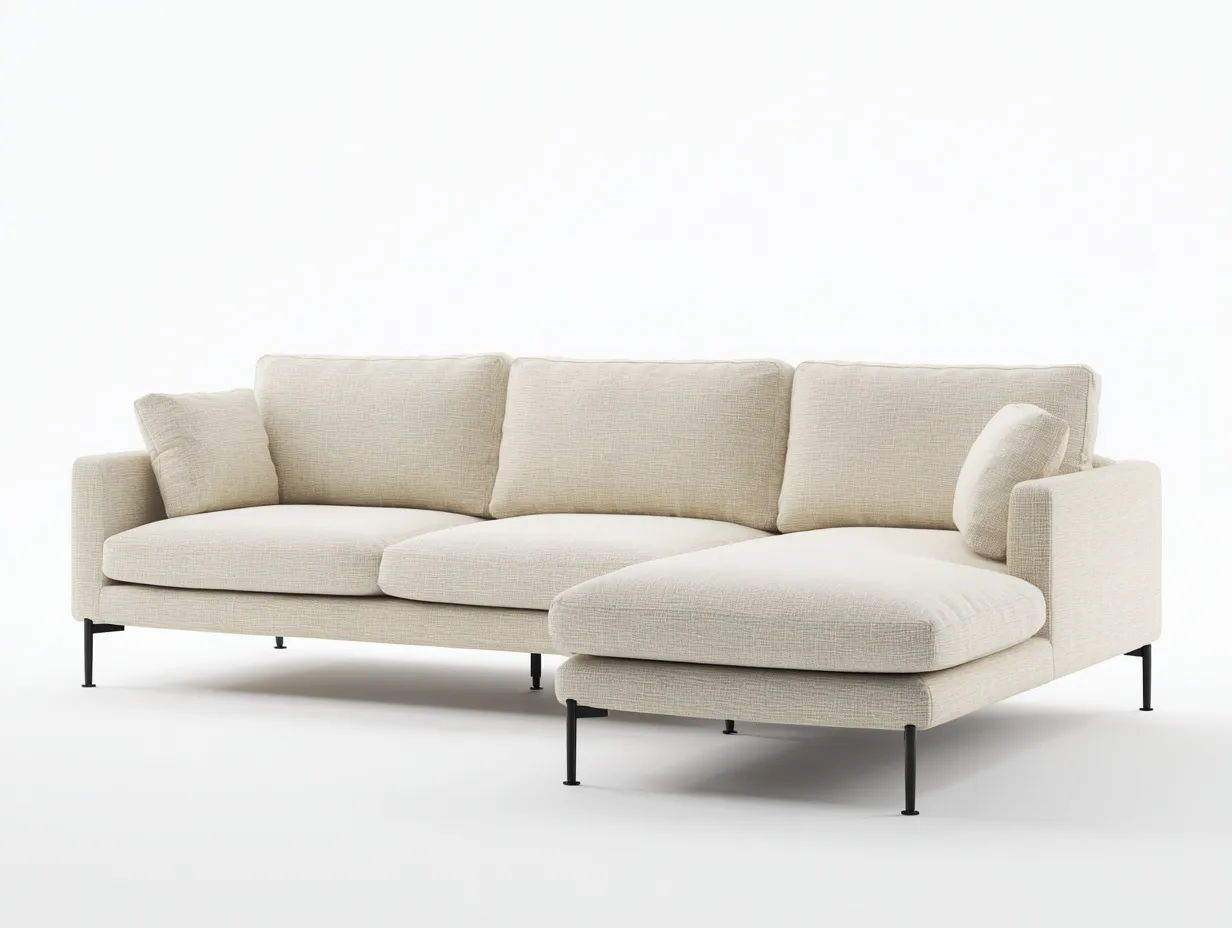 Divano angolare 270x160x78 cm – stile minimal-Cozyupbay