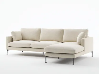 Divano angolare 270x160x78 cm – stile minimal-Cozyupbay