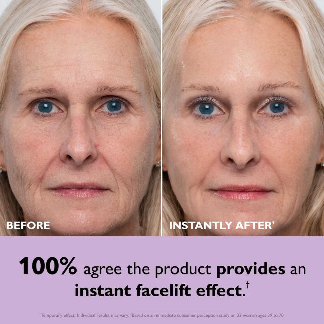 Instant Firming Temporary Face Tightener Easy-Wear Formula