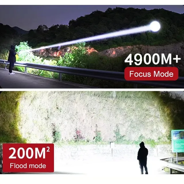 ⏳Time-Limited Special⏰Super Strong Light Zoomable Flashlight