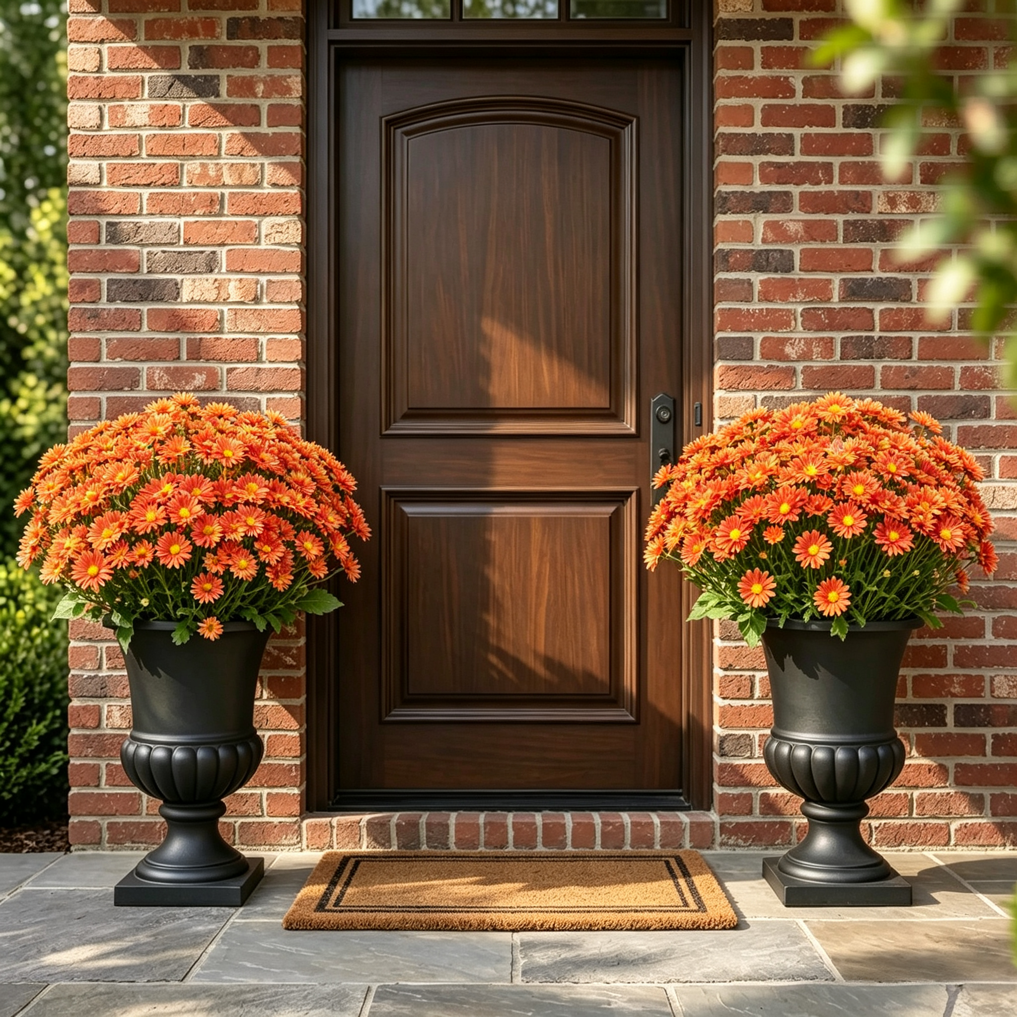 💥Last Day 70% OFF🌼Welcome autumn- Artificial Outdoor Sunset Mums Flowers - UV resistant, Waterproof, Windproof