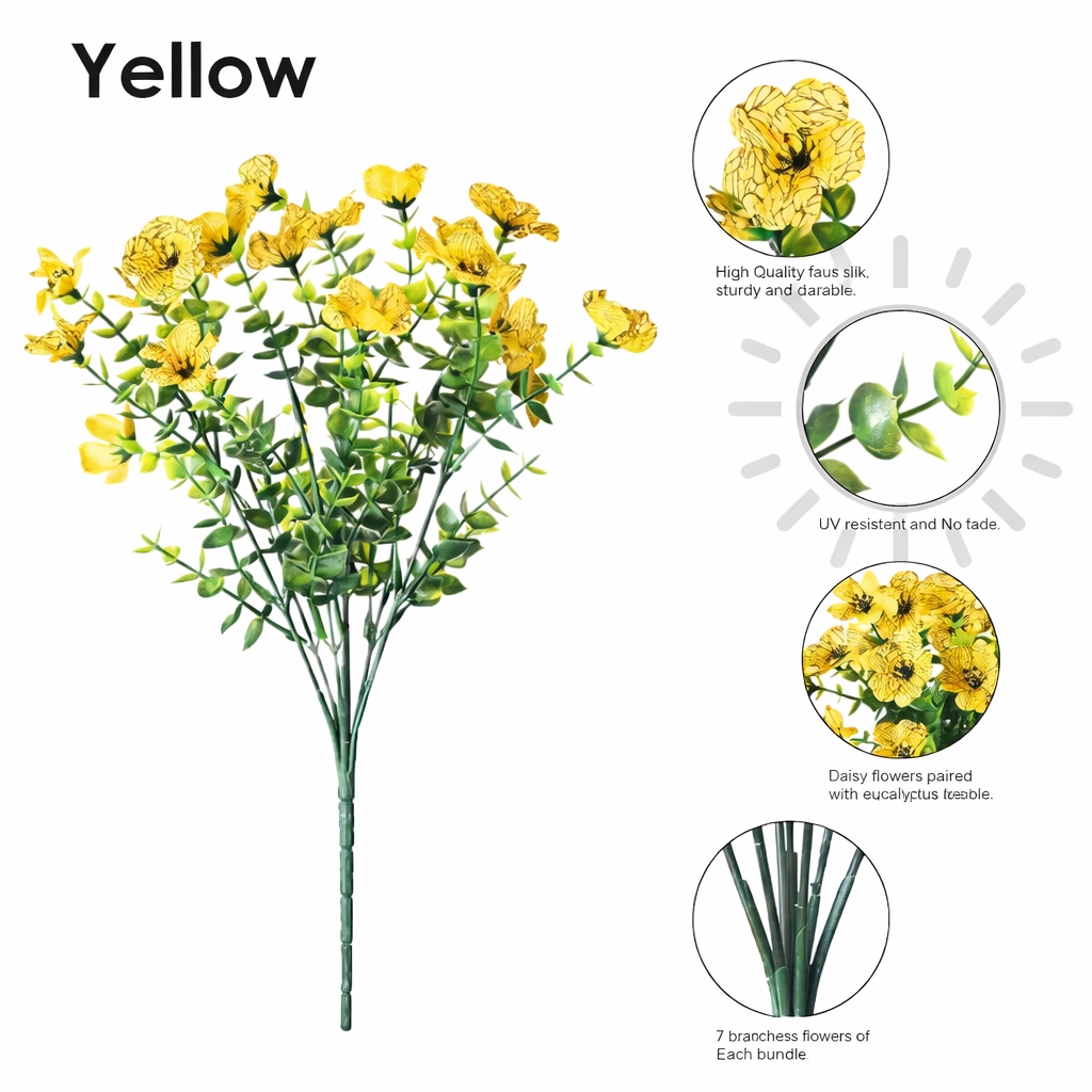 🎉 Hot Sale 50% OFF🎉Realistic UV-Resistant Outdoor Flowers – Zero Maintenance