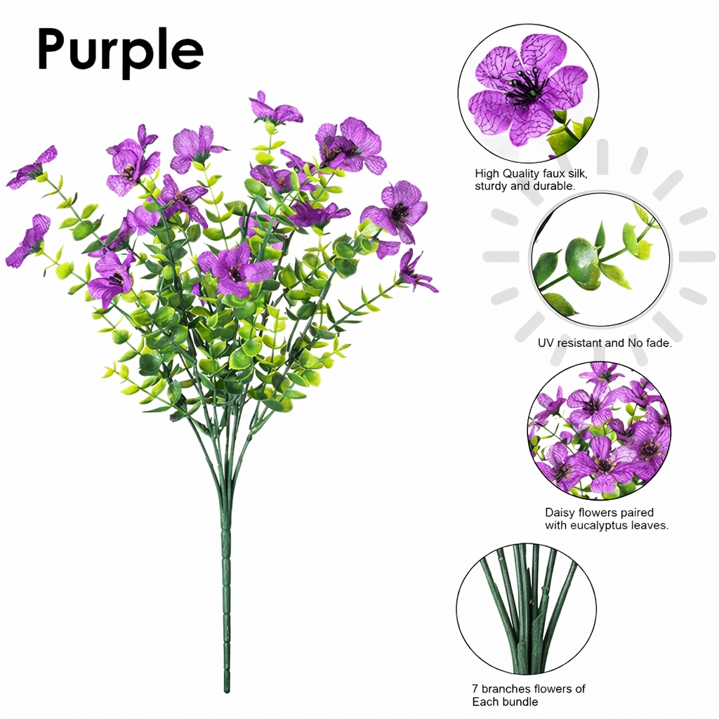 🎉 Hot Sale 50% OFF🎉Realistic UV-Resistant Outdoor Flowers – Zero Maintenance