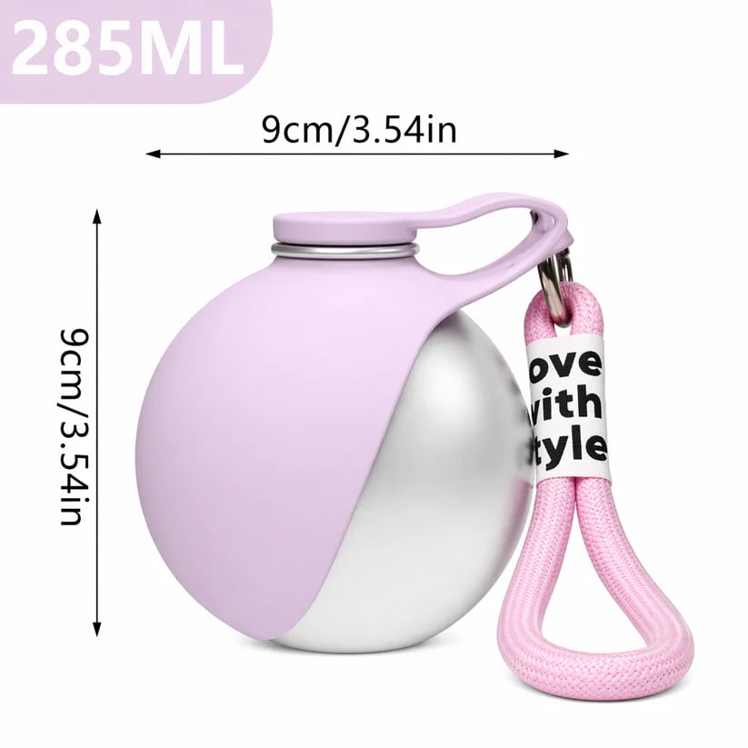 🔥2-in-1 Portable Dog Water Bottle - Leak-Proof & Compact