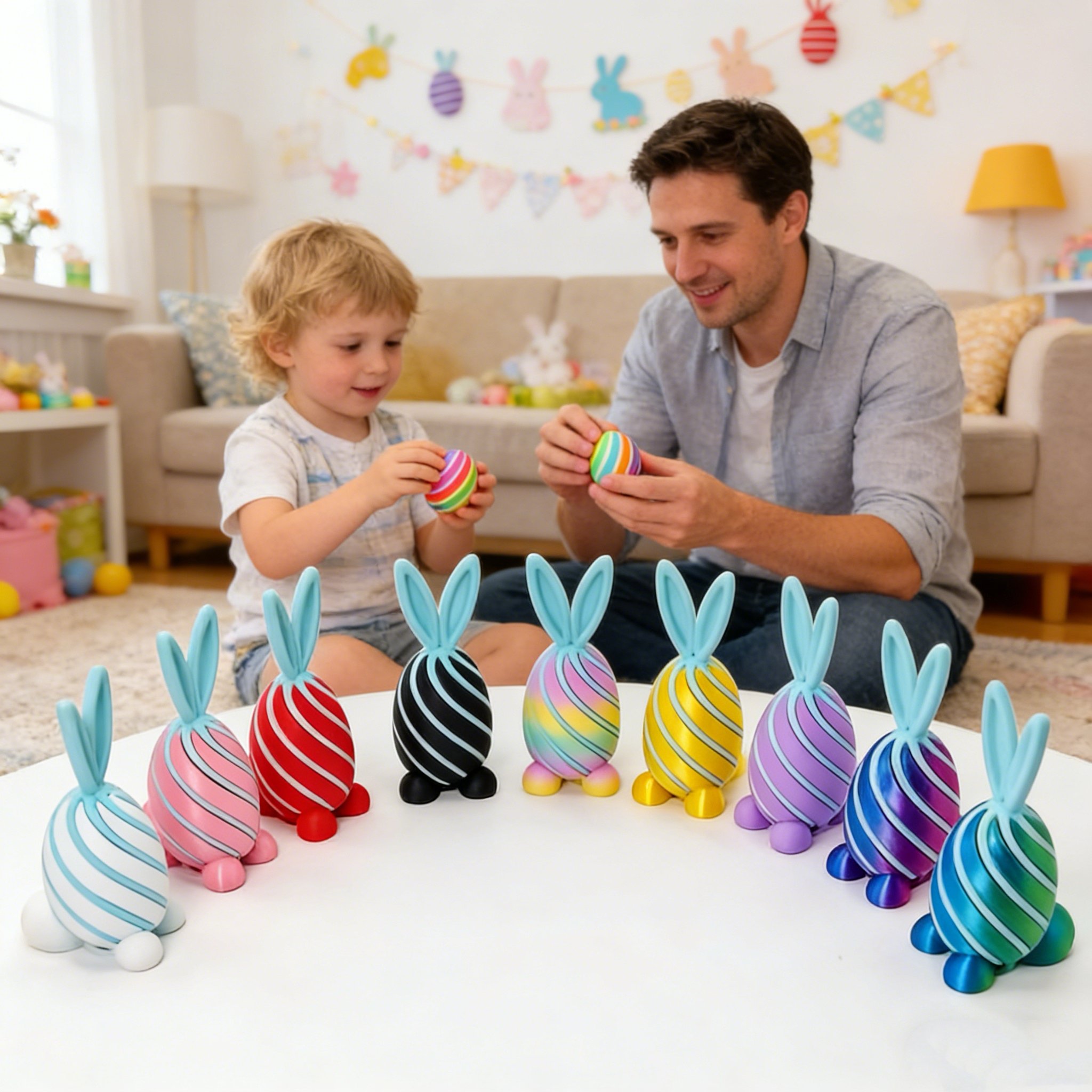 🐇3D-Printed Twisted Rabbit Egg