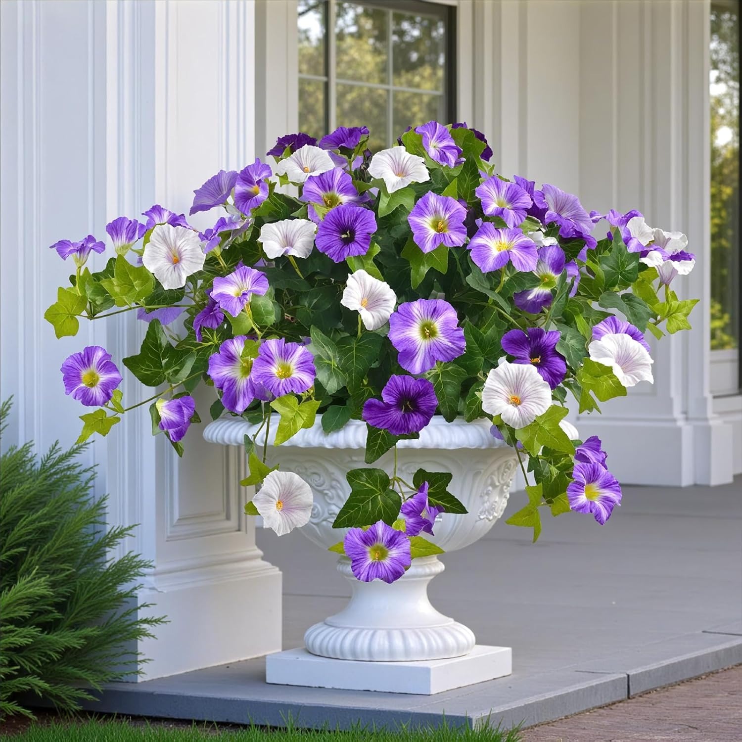 🔥Last Day 60% OFF🔥Spring Faux Petunias Silk Flower UV Resistant No Fade Floral