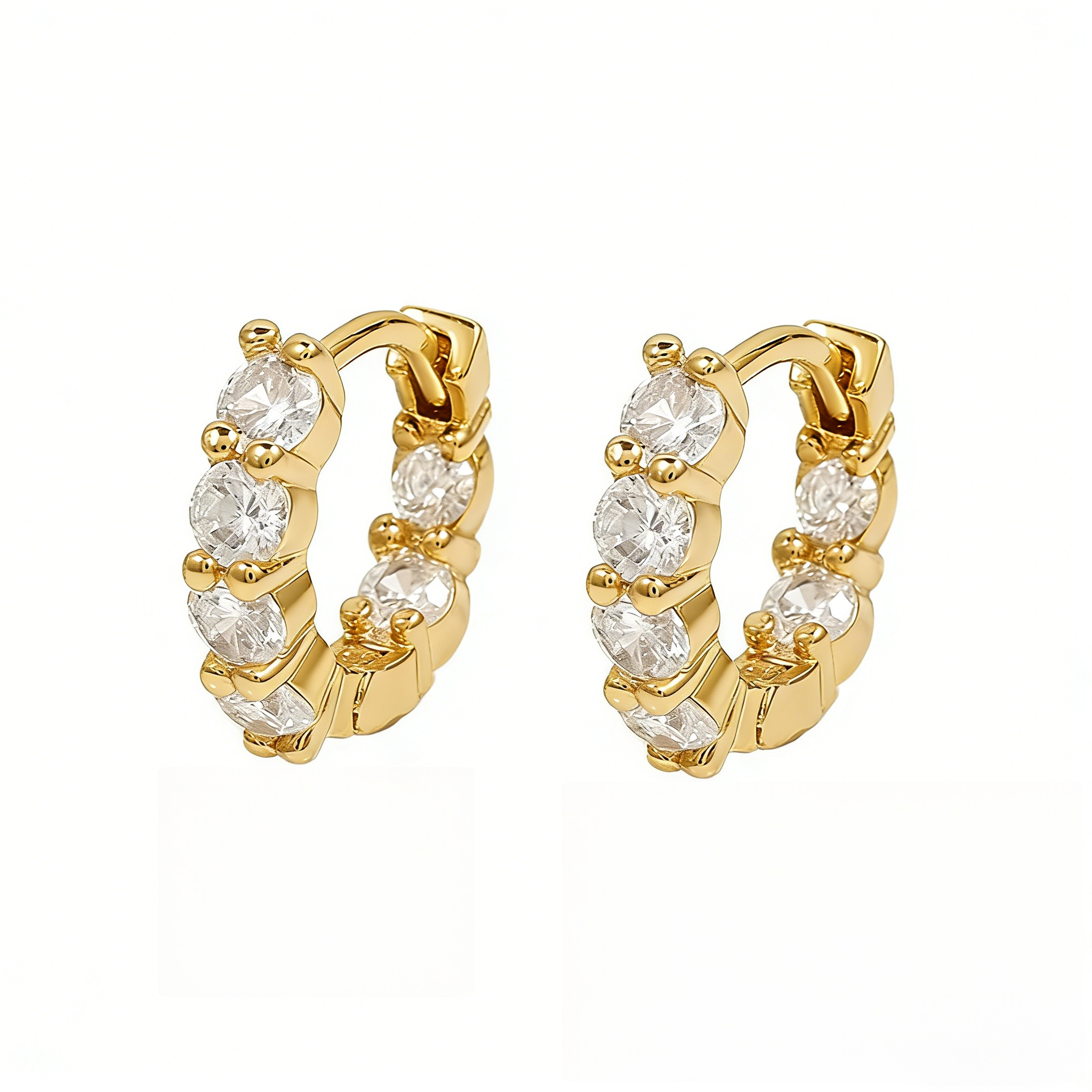 🔥Mother's Day Sale 50% OFF🔥Moissanite Hoop Earrings🎁