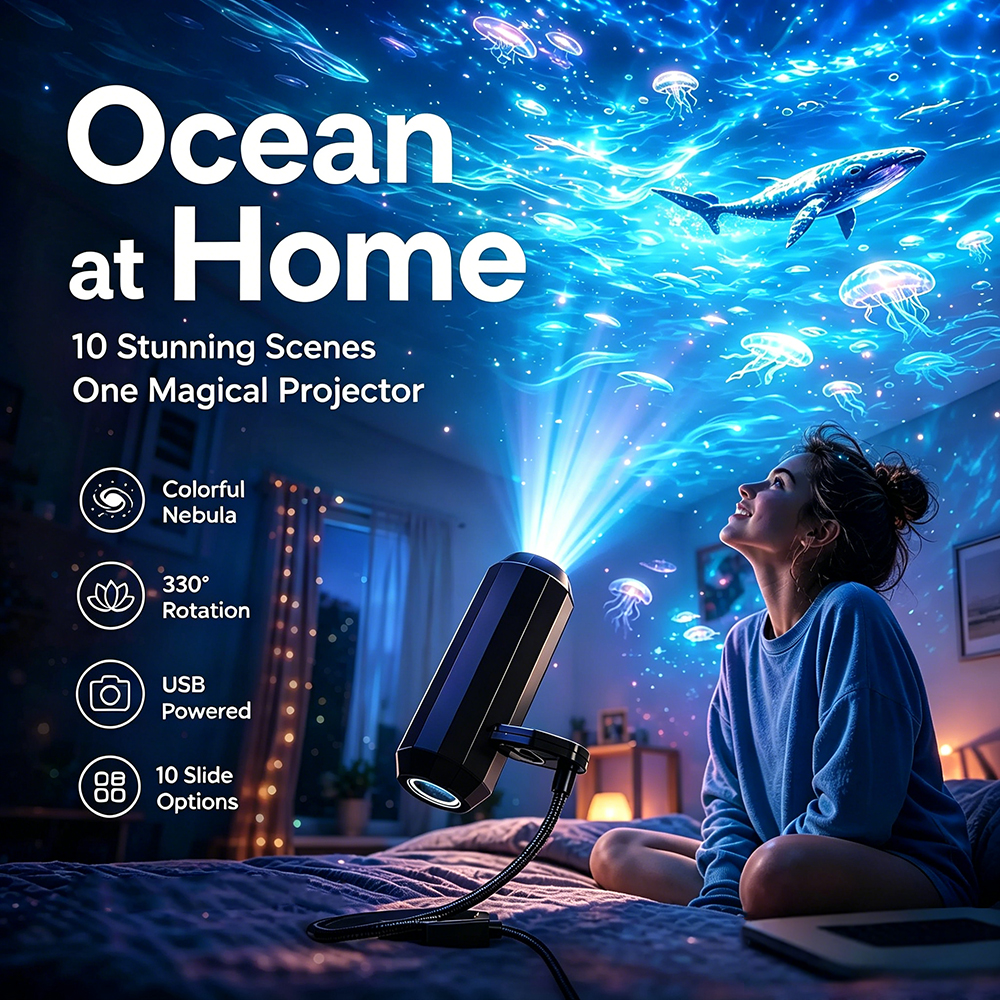 ✨ Plug-and-Play HD Star Projecto
