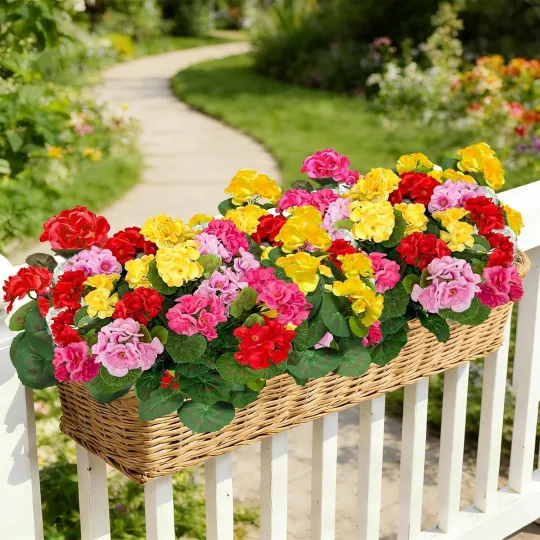 🔥Last Day 50% OFF🔥Outdoor UV Resistant Artificial Geranium Flowers