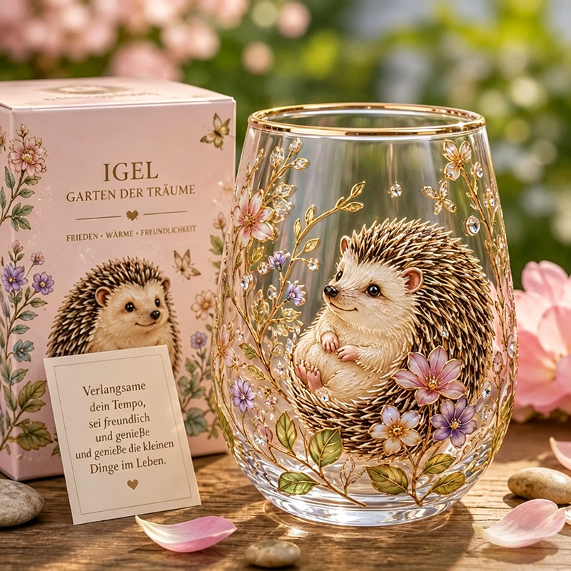 🌸 Limitierte Edition 2026 · Kolibri-Garten Glasbecher☀️☕